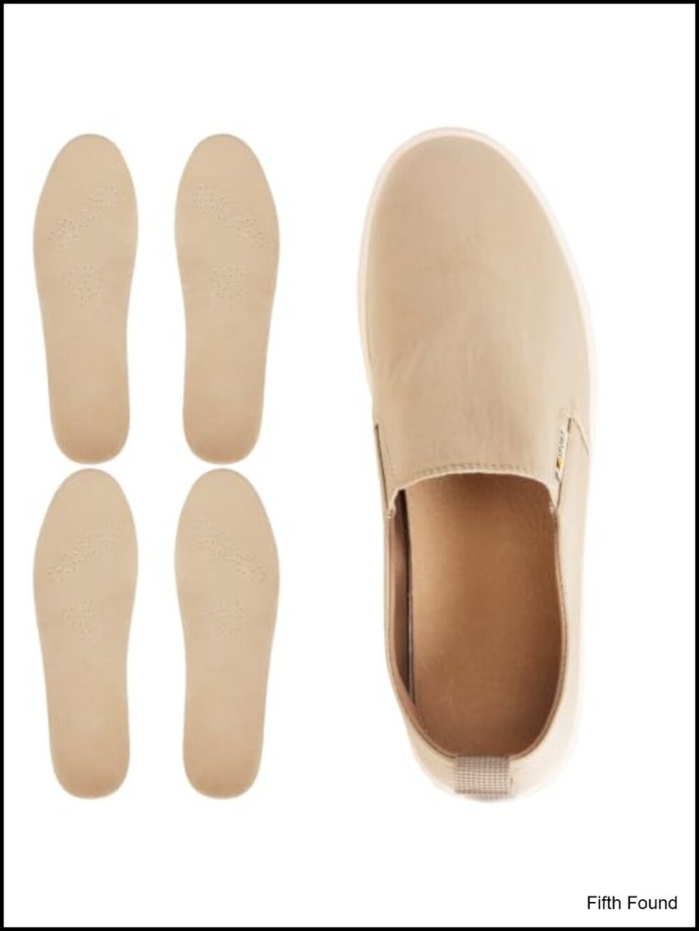 Pigskin Barefoot Shoe Insert Cushion Sockless Insoles for Men
